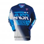 2020 Motocross Ciclismo Maglie ANSR Manica Lunga Blu