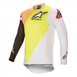 2020 Motocross Ciclismo Maglie Alpinestars Manica Lunga Giallo