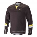 2020 Motocross Ciclismo Maglie Alpinestars Manica Lunga Nero