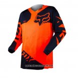 2020 Motocross Ciclismo Maglie FOX Manica Lunga Arancione