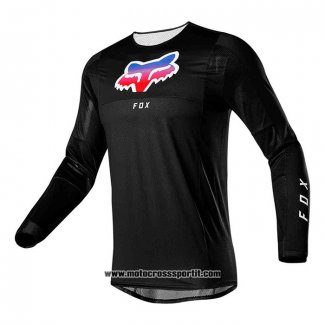 2020 Motocross Ciclismo Maglie FOX Manica Lunga Nero