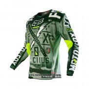 2020 Motocross Ciclismo Maglie FOX Manica Lunga Verde