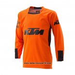 2020 Motocross Ciclismo Maglie KTM Manica Lunga Arancione