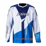 2020 Motocross Ciclismo Maglie Klim Manica Lunga Blu