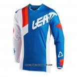 2020 Motocross Ciclismo Maglie Leatt Manica Lunga Blu