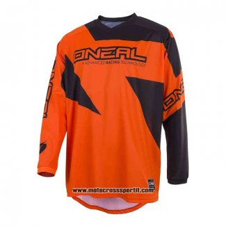 2020 Motocross Ciclismo Maglie Oneal Manica Lunga Arancione