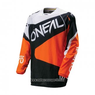 2020 Motocross Ciclismo Maglie Oneal Manica Lunga Arancione