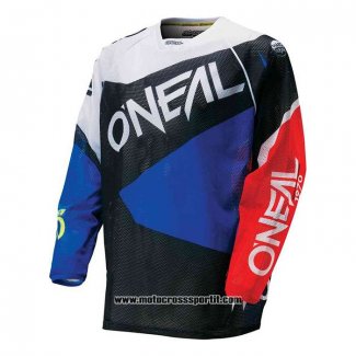 2020 Motocross Ciclismo Maglie Oneal Manica Lunga Blu