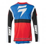 2020 Motocross Ciclismo Maglie Shift Manica Lunga Blu