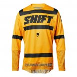 2020 Motocross Ciclismo Maglie Shift Manica Lunga Giallo