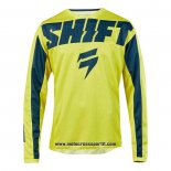 2020 Motocross Ciclismo Maglie Shift Manica Lunga Giallo