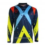 2020 Motocross Ciclismo Maglie TLD Manica Lunga Blu Giallo