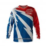 2020 Motocross Ciclismo Maglie TLD Manica Lunga Blu Rosso