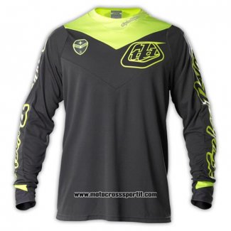 2020 Motocross Ciclismo Maglie TLD Manica Lunga Nero Giallo