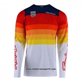 2020 Motocross Ciclismo Maglie TLD Manica Lunga Rosso