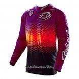 2020 Motocross Ciclismo Maglie TLD Manica Lunga Viola