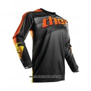 2020 Motocross Ciclismo Maglie Thor Manica Lunga Arancione