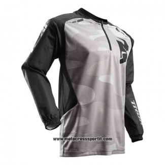 2020 Motocross Ciclismo Maglie Thor Manica Lunga Bianco