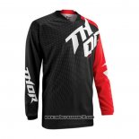 2020 Motocross Ciclismo Maglie Thor Manica Lunga Nero