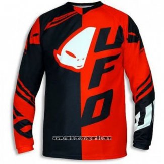 2020 Motocross Ciclismo Maglie UFO Manica Lunga Rosso