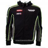 2020 Motocross Ciclismo Maglione Kawasaki Manica Lunga Nero