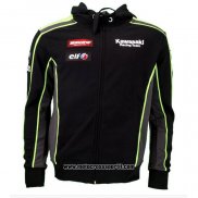 2020 Motocross Ciclismo Maglione Kawasaki Manica Lunga Nero