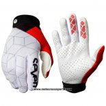 2020 Motocross Ciclismo Seven Guanti Dita Lunghe Bianco