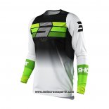 2021 Shot Motocross Ciclismo Maglie Manica Lunga Nero Verde