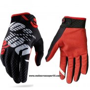 2020 Motocross Ciclismo 100 Guanti Dita Lunghe Nero