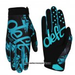 2020 Motocross Ciclismo Deft Family Guanti Dita Lunghe Blu