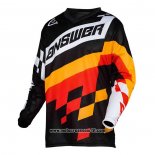 2020 Motocross Ciclismo Maglie Answer Manica Lunga Nero