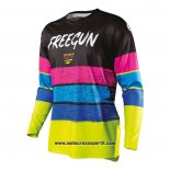 2020 Motocross Ciclismo Maglie Freegun Manica Lunga Nero