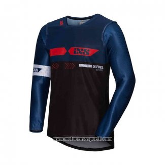 2020 Motocross Ciclismo Maglie IXS Manica Lunga Nero