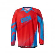 2020 Motocross Ciclismo Maglie IXS Manica Lunga Rosso