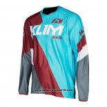 2020 Motocross Ciclismo Maglie Klim Manica Lunga Blu