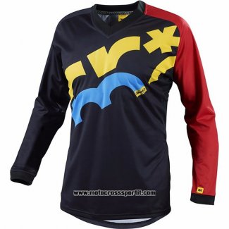 2020 Motocross Ciclismo Maglie Mavic Manica Lunga Nero