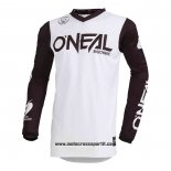 2020 Motocross Ciclismo Maglie Oneal Manica Lunga Bianco