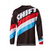 2020 Motocross Ciclismo Maglie Shift Manica Lunga Nero