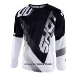 2020 Motocross Ciclismo Maglie Shot Manica Lunga Bianco