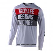 2020 Motocross Ciclismo Maglie TLD Manica Lunga Bianco