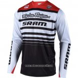 2020 Motocross Ciclismo Maglie TLD Manica Lunga Bianco Nero