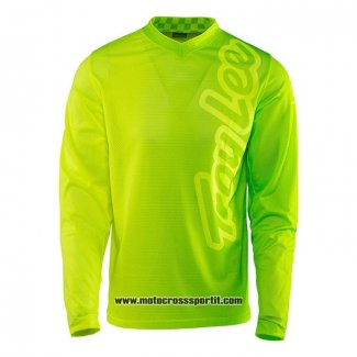 2020 Motocross Ciclismo Maglie TLD Manica Lunga Giallo