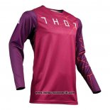 2020 Motocross Ciclismo Maglie Thor Manica Lunga Fuxia