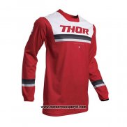 2020 Motocross Ciclismo Maglie Thor Manica Lunga Rosso