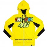 2020 Motocross Ciclismo Maglione VR 46 Manica Lunga Giallo