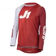 2021 Motocross Ciclismo Maglie Just 1 Manica Lunga Rosso