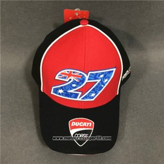 2020 Moto GP Ciclismo Ducati Cappello Nero Rosso