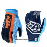 2020 Motocross Ciclismo KTM Guanti Dita Lunghe Blu