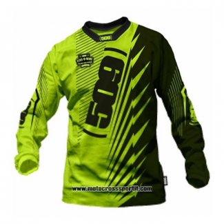 2020 Motocross Ciclismo Maglie 509 Nuevos Manica Lunga Giallo