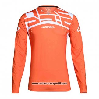 2020 Motocross Ciclismo Maglie Acerbis Manica Lunga Arancione